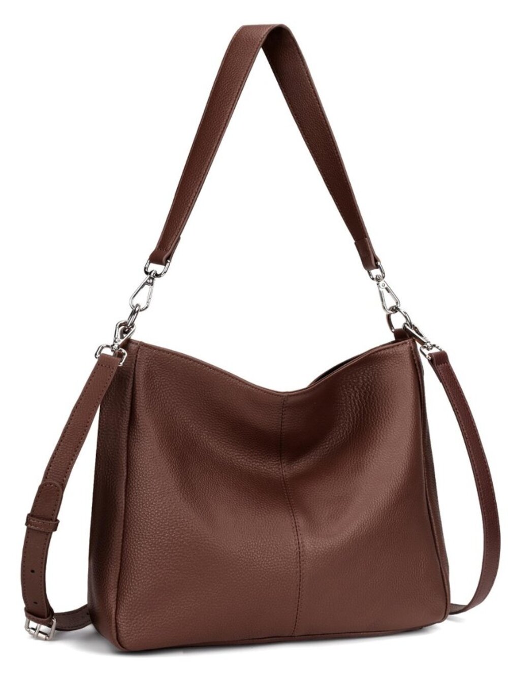 Soft Genuine Leather Hobo Bags Purse for Women Crossbody Shoulder Bag